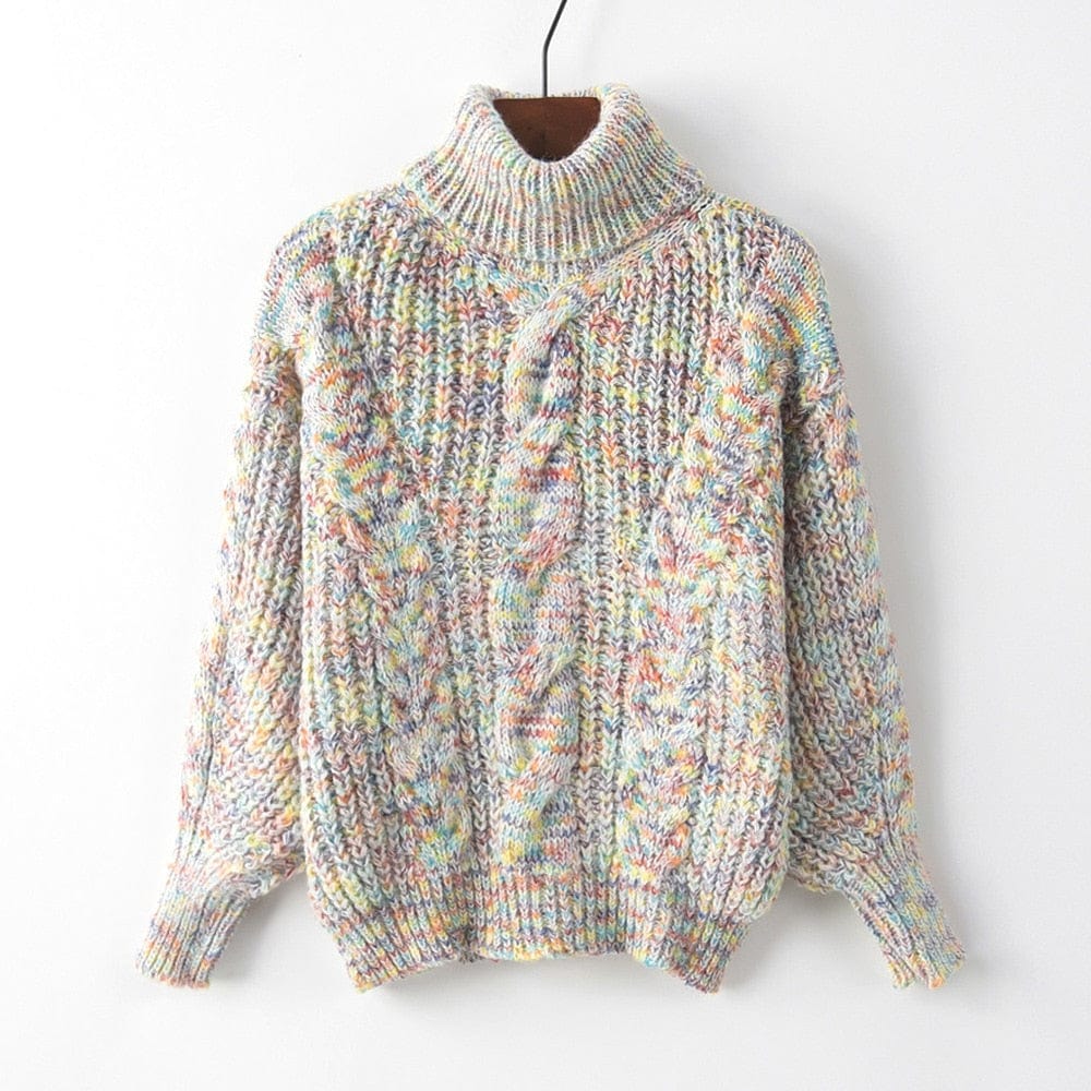 Icelyn Turtleneck Knitted Sweater