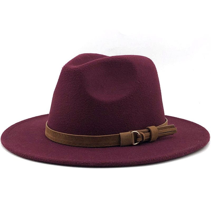 Eridian Fedora Hat With Leather Ribbon