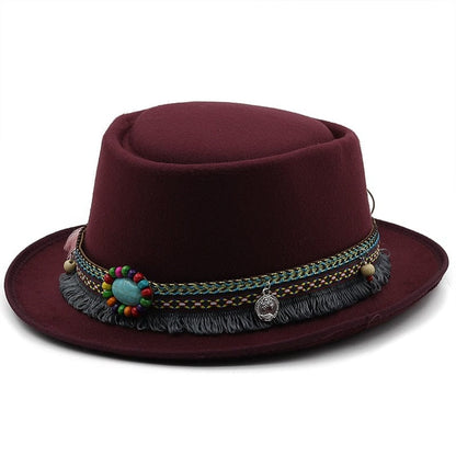 Boho Pork Pie Hat