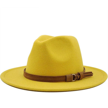 Eridian Fedora Hat With Leather Ribbon