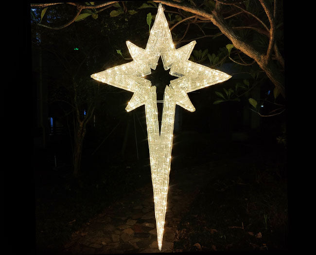 Christmas Hanging Star Lights for Outside