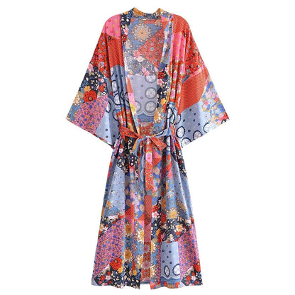 Orchid Boho Kimono Robe